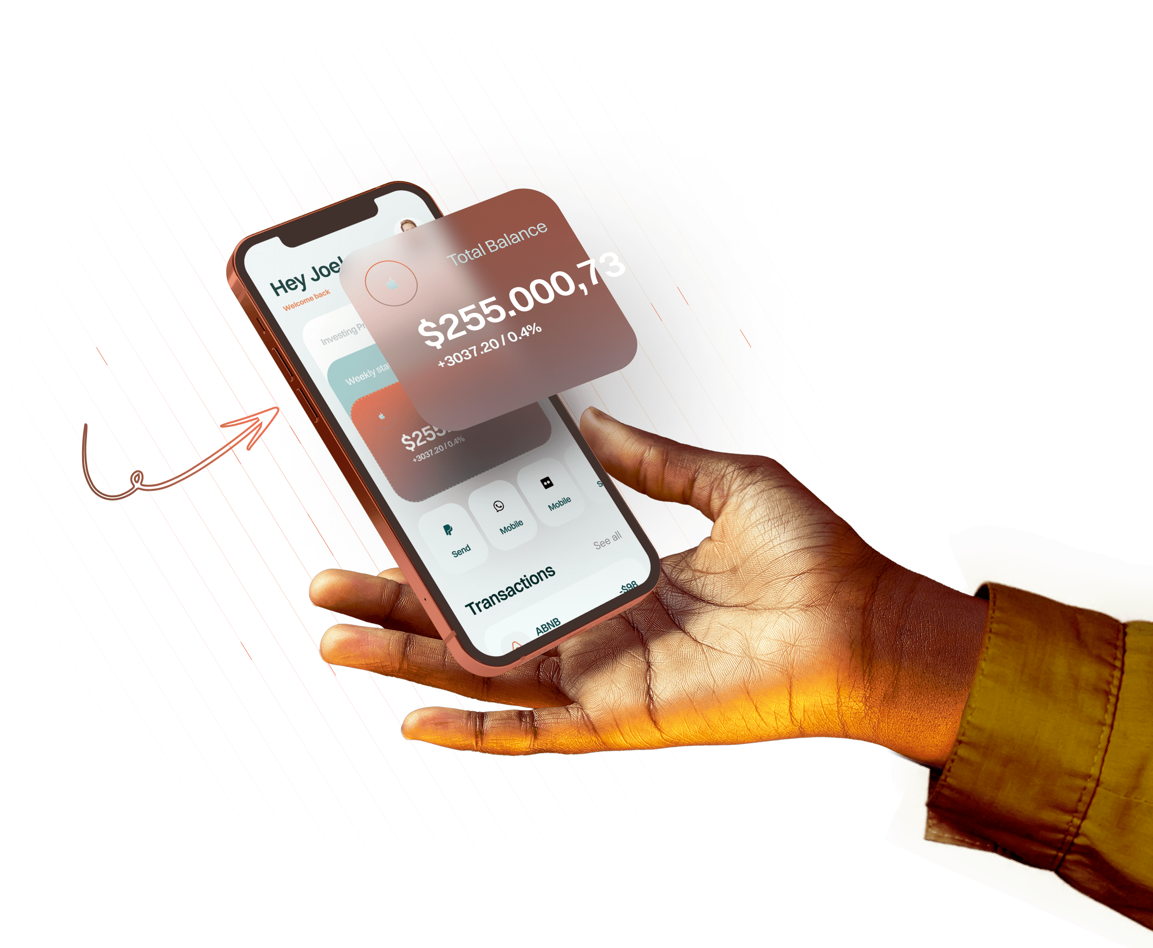 Obsidian Wealth mobile banking preview